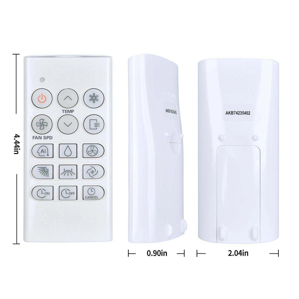 AKB74235402 Remote Control For LG Air Conditioner LW6013ER