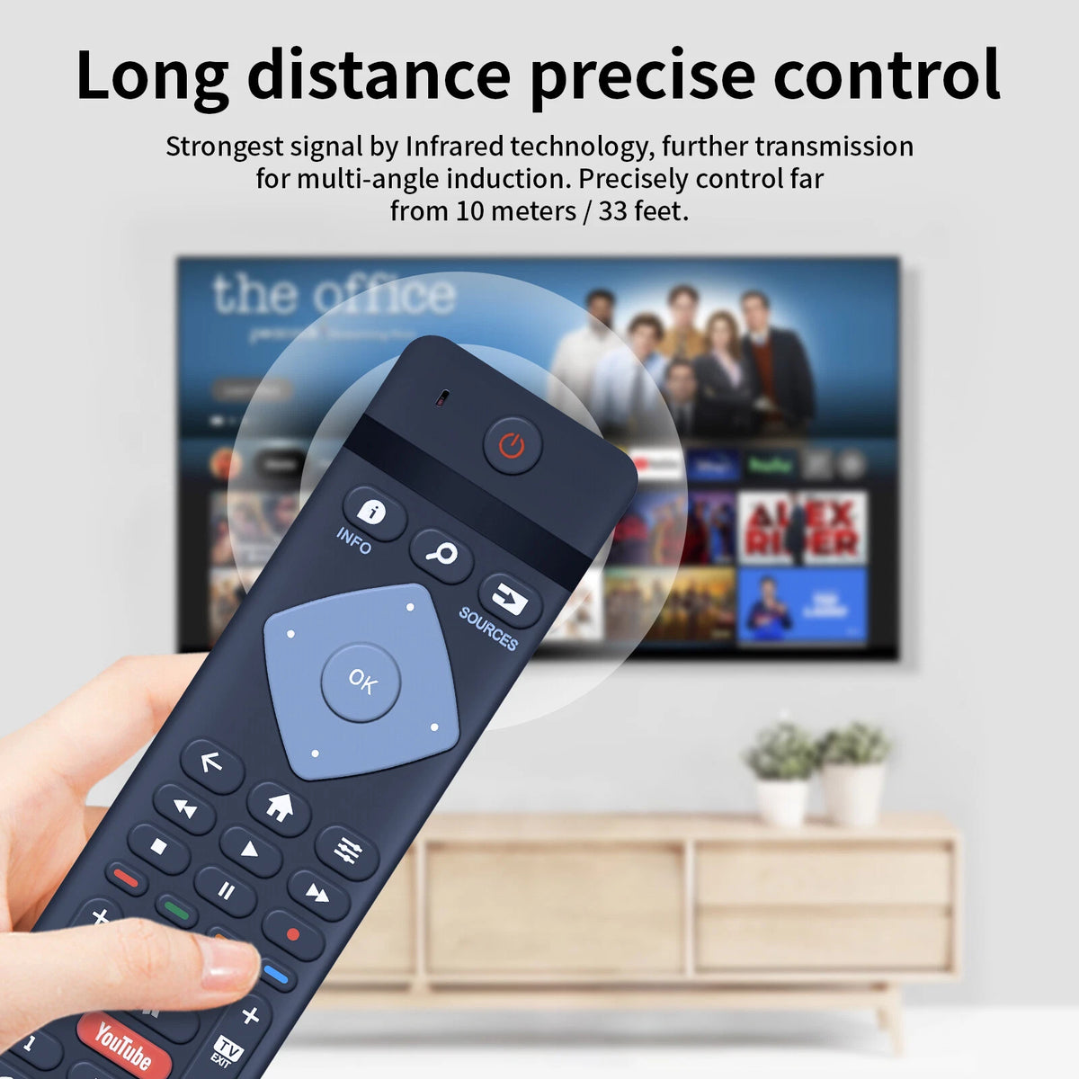 Remote Control For Philips TV BRC0884305/01 BRC0884303/01 398GR10BEPHN0032BC