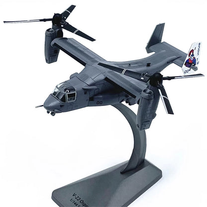 1:144 V22 Osprey Transport Helicopter Alloy Military Aircraft Model Plane Craft