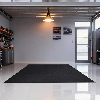 Grefinity Garage Floor Mat，8.2’x 22' Oil Spill Mat 8.2’x 22', Charcoal Gray