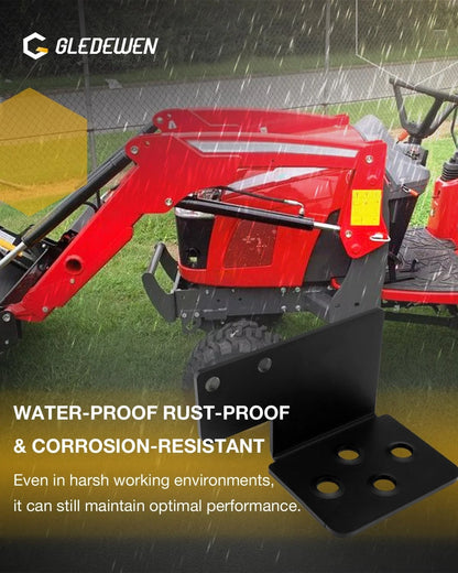 Tractor Step, Compatible with Massey Ferguson GC 17xx Sub Compact, black