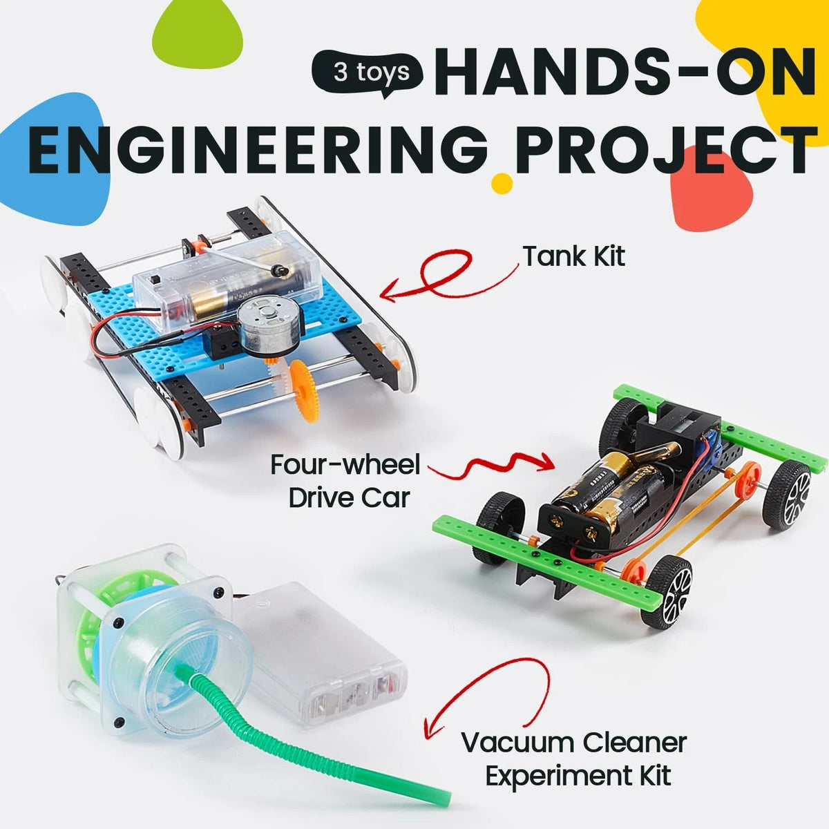 6-in-1 STEM Science Kits for Kids Age 8-12, Home 5.91 x 10.04 x 4.72 inches