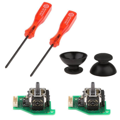 Left+Right Analog Stick Screwdriver Thumb Stick For Nintendo Wii U Controller