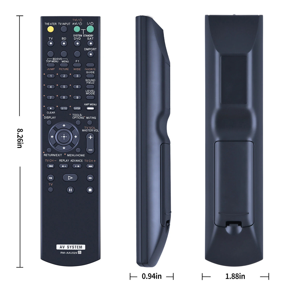 RM-AAU029 Remote Control For Sony Soundbar HT-CT100 SS-MCT100 SA-WCT100 HTCT100