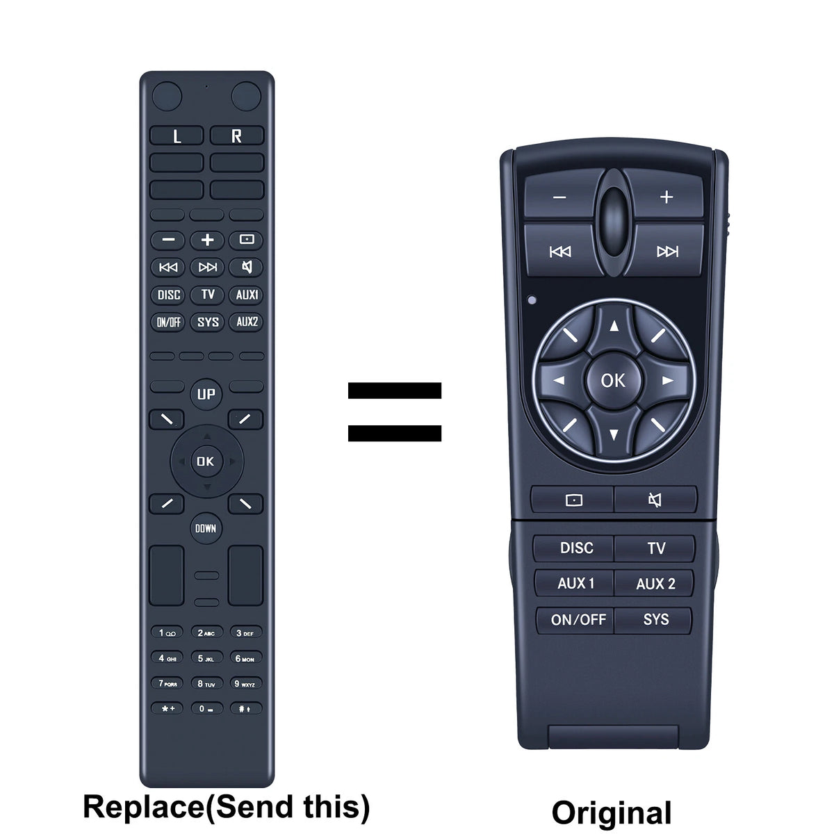 For 06 07 08 MERCEDES GL ML R Class REAR DVD ENTERTAINMENT REMOTE A164 820 41 89