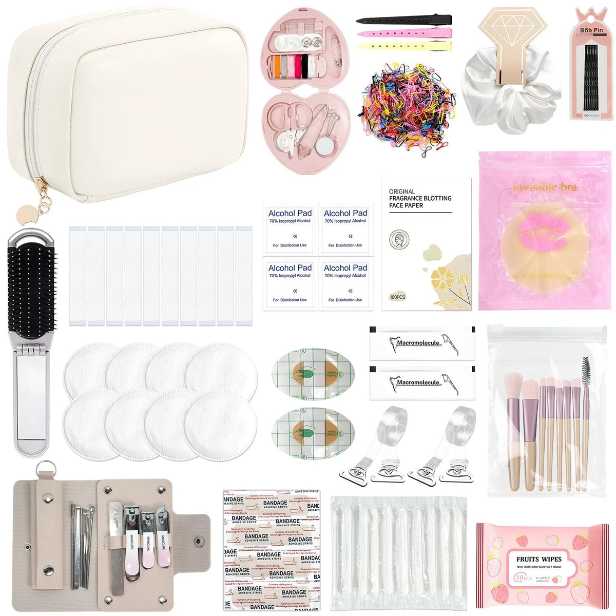 Women's Wedding Emergency Kit for Bride Survival Set with White