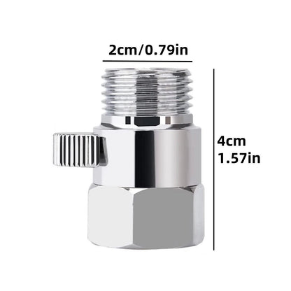 Heat-Resistance Flow Quick Control Shut-OFF Valve Water Saving Adapter