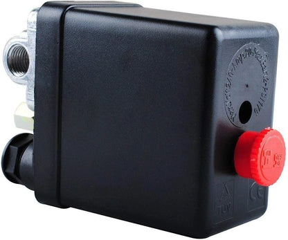 Central Pneumatic Air Compressor Pressure Switch Control Valve Black