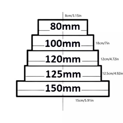 Effortless Installation Ventilation Systems Tube Reducer Universal Connector