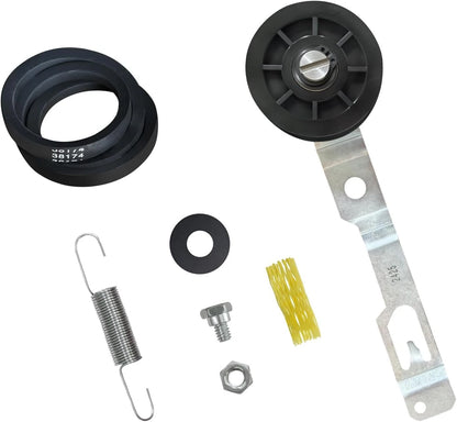 959P3 Washer Idler Pulley& Lever& 38174 Belt Kit Compatible with Alliance...