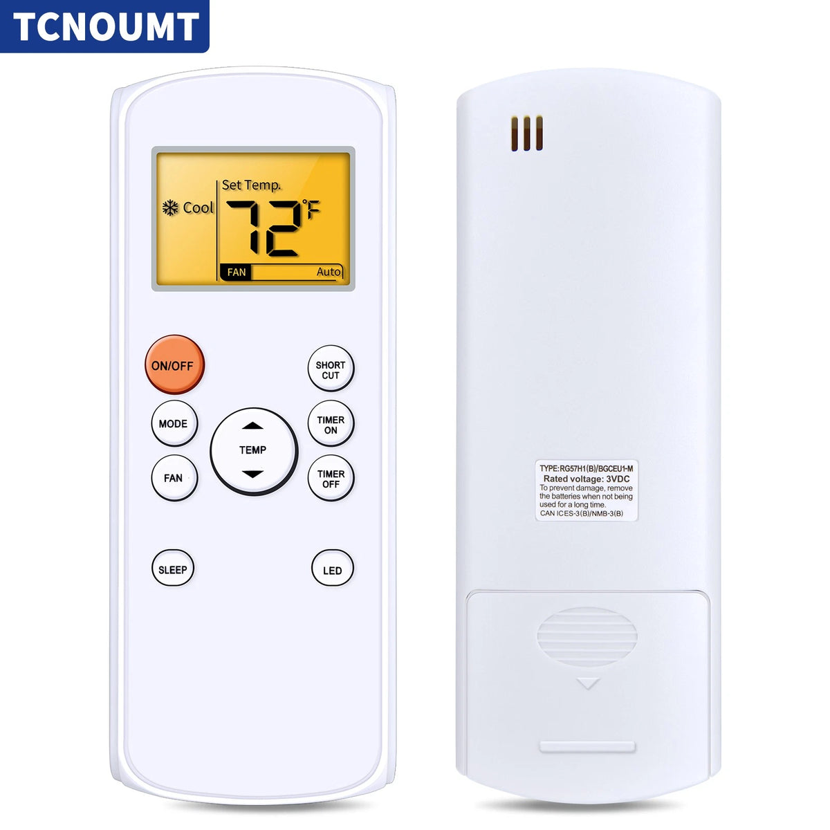 RG57H1(B)/BGCEU1-M Remote Control For Whynter,Comfort Aire Air Conditioner