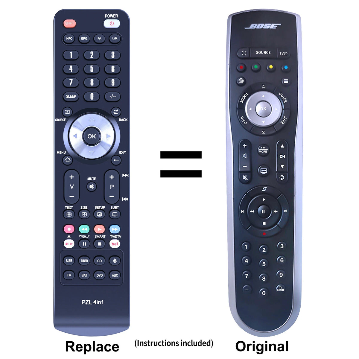 RC-X20 Replacement Remote Control For Bose Lifestyle T10 T20 AV20