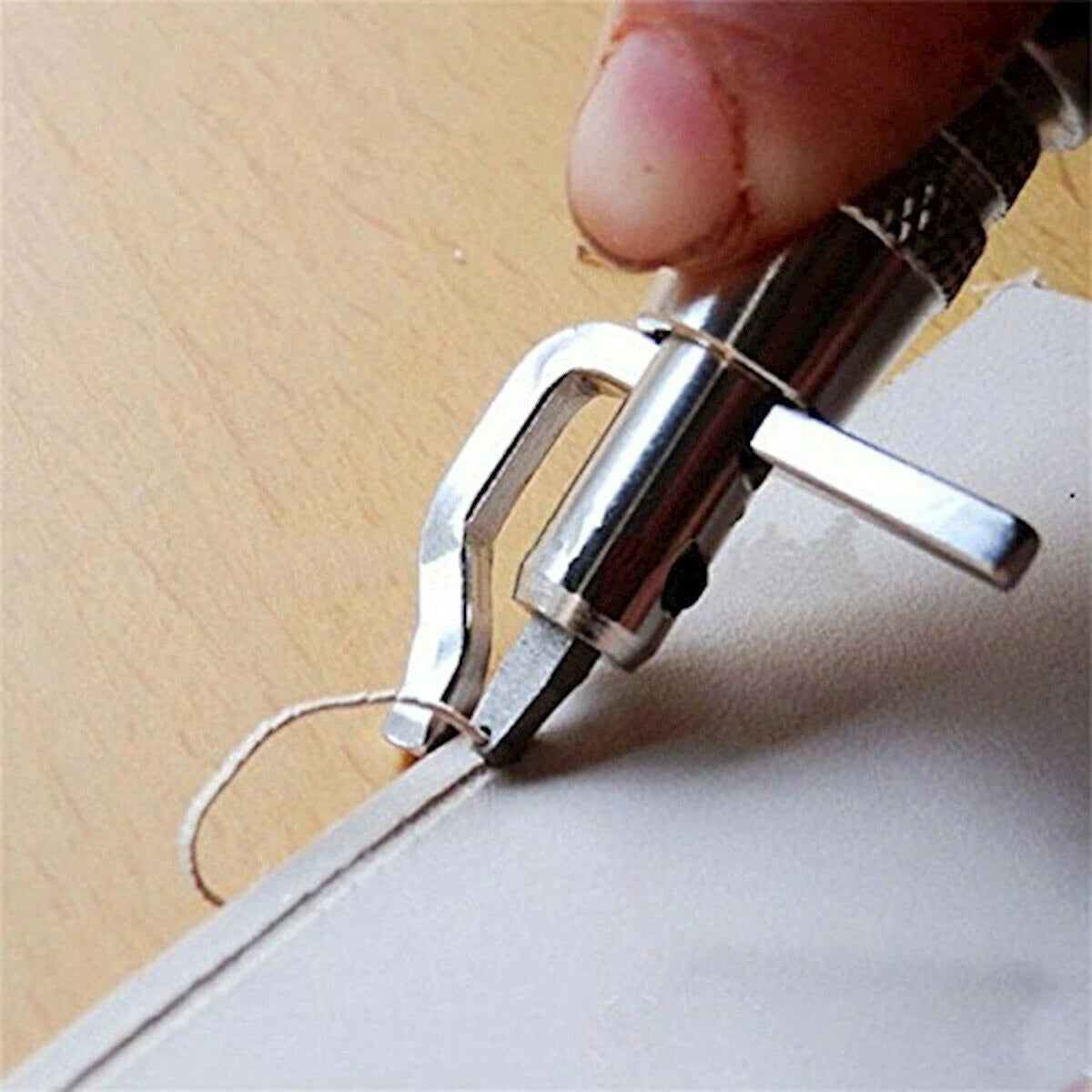 DIY Leathercraft Stitching Groover Skiving Edger Beveler Leather Working Tools E