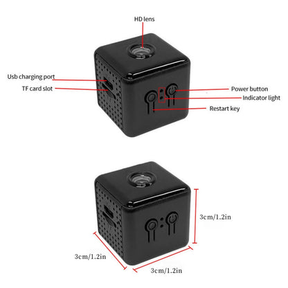 Wireless Mini 1080P Camera Remote View Night Vision Motion Alert Baby Monitor
