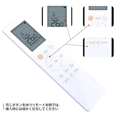 RG10L(2HS)/BGEFU1 Replacement Remote Control For Midea Air Conditioner