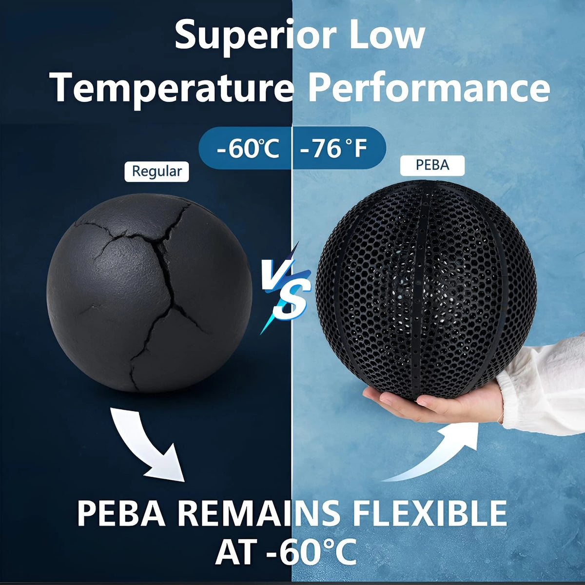 Siraya Tech Rebound PEBA 95A Flexible Filament, The 800g, Peba 95a Black