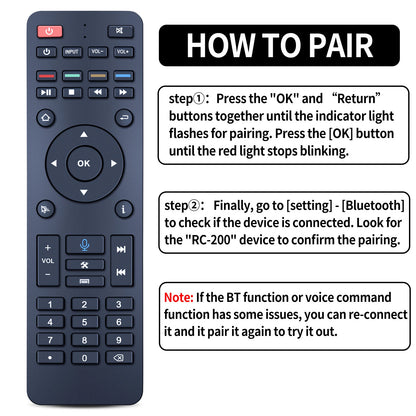For SuperBox Remote Control Bluetooth Voice Control for S5 Max, S6 Max, Elite