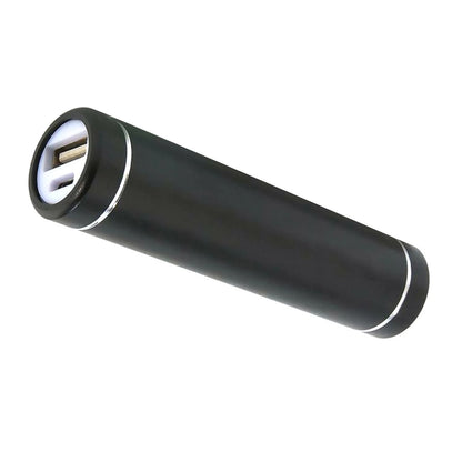 1*Black Alloy Mini 5V USB Power Bank Case Set 18650 Flat Top Battery Charger Box