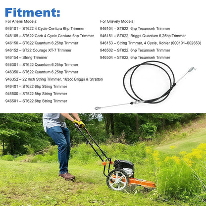 Trimmer Control Cable 06944500 Fits Ariens ST622 ST522 ST22 String Trimmers