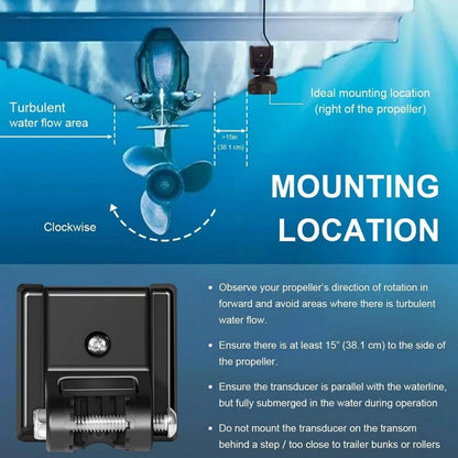For Humminbird MHX Model Transducer Mounting Bracket Kit Replacement 7400931