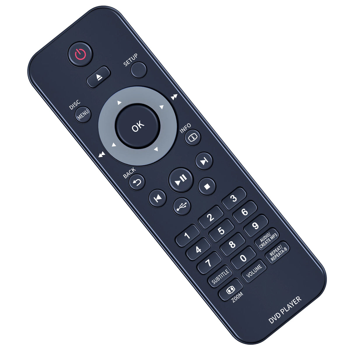 Replacement Remote Control For Philips DVD DVP3962 DVP3980,DVP3982