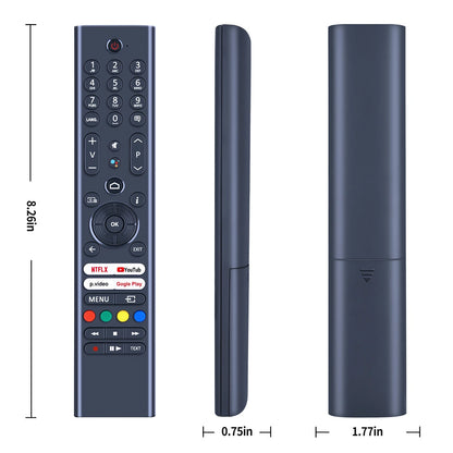 Replacement Remote Control For JVC QLED TV 32 Inch TV LT-32VQF545A No Voice
