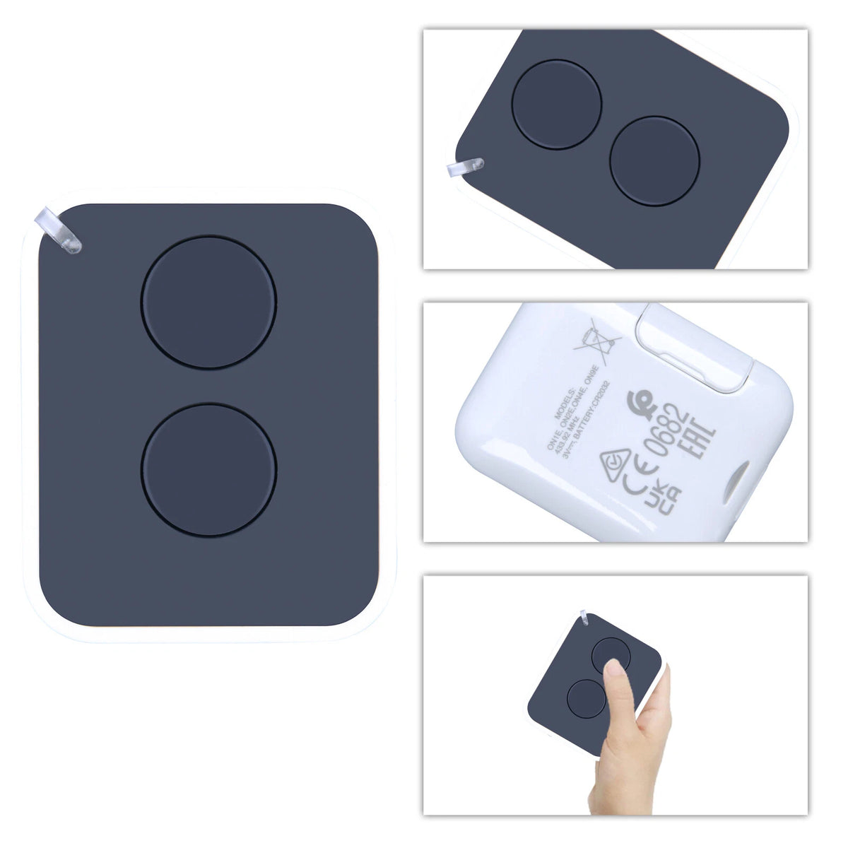 Remote Control For Nice Era One ON2E/ON4E/ON9E 2-Channel Transmitter