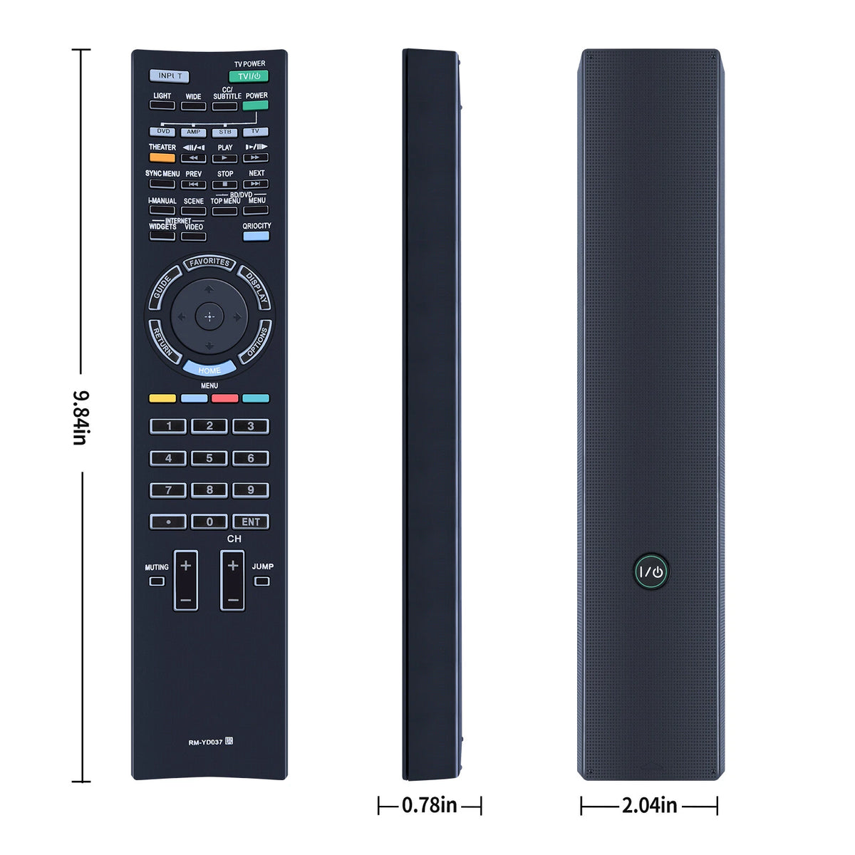RM-YD037 Remote Control For Sony LED TV KDL-52NX800 KDL-60NX800 KDL-46NX800