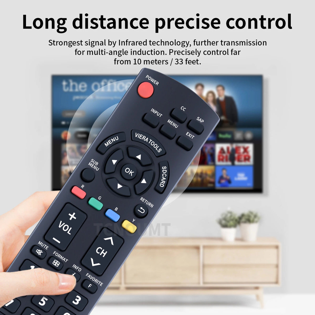 N2QAYB000321 Remote Control For Panasonic Plasma TV TC-P58S1 TC-P42X1 TC-L32X1