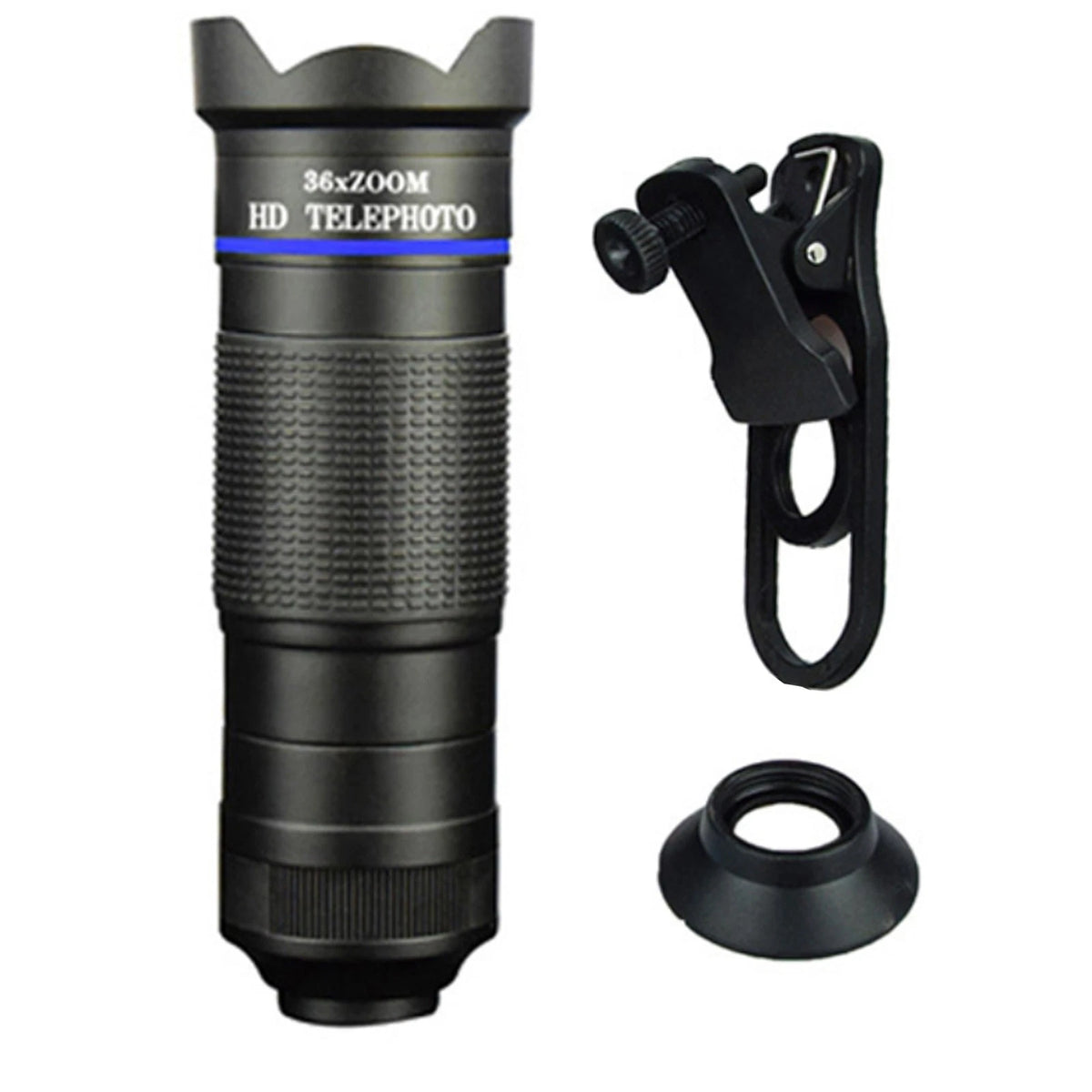 36X Wide Angle Phone Camera Telephoto Lens Zoom Fisheye Telescope Lens