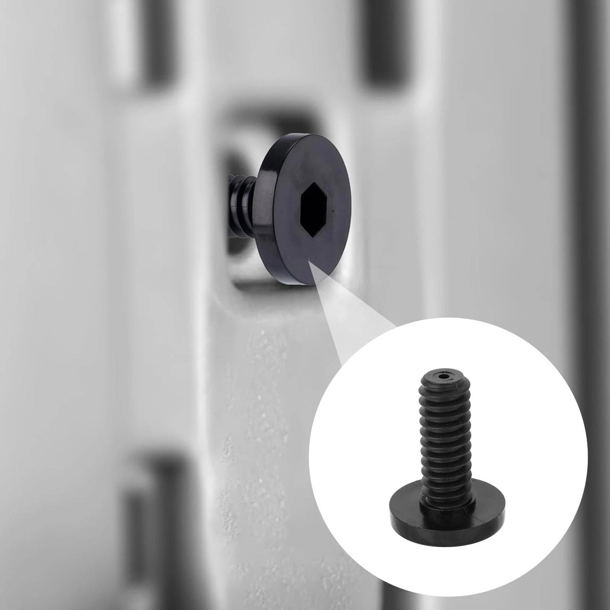 20pcs Long Bolts Compatible with Suncast, Black Durable Size 2, black
