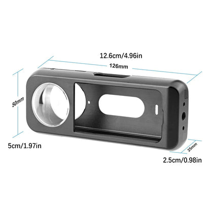Aluminum Alloy Protective Metal Cage Case With Lens For Insta360 X3 Camera