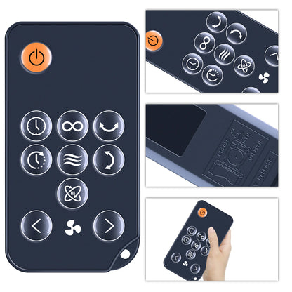 Replace Remote Control For Woozoo Multidirectional Oscillation Globe Fan SDC18T