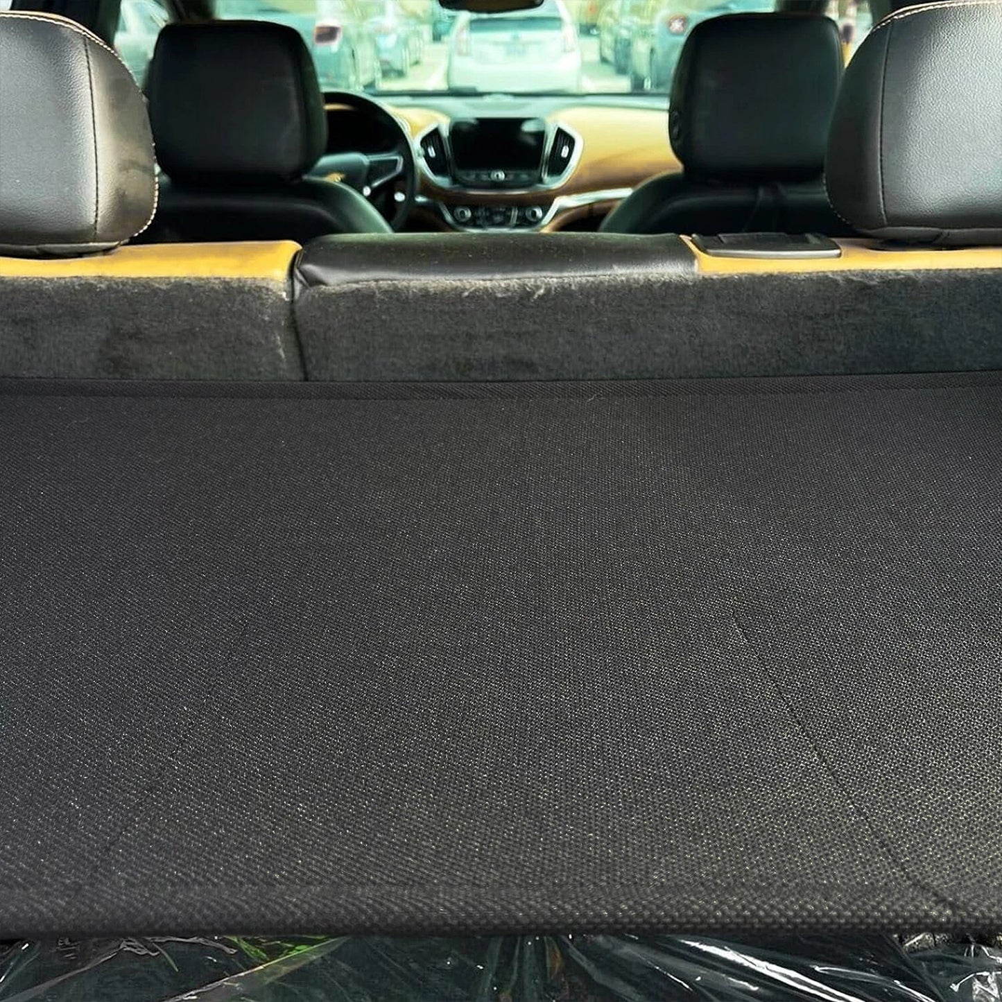 Rear Trunk Security Black Cargo Shade Cover for Chevrolet Volt 2016-2019