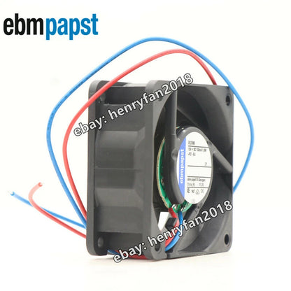 Ebmpapst 612NN Axial Fan DC 12V 133mA 1.6W 40m3/h 5000RPM 60*60*25MM Cooling Fan