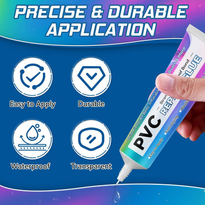 Air Mattress Patch Kit, Invisible Seamless Inflatable Repair Kit Transparent