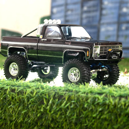 Front & Rear Bumper Aluminum Winch for Traxxas 1/18 TRX4M High Trail K10...