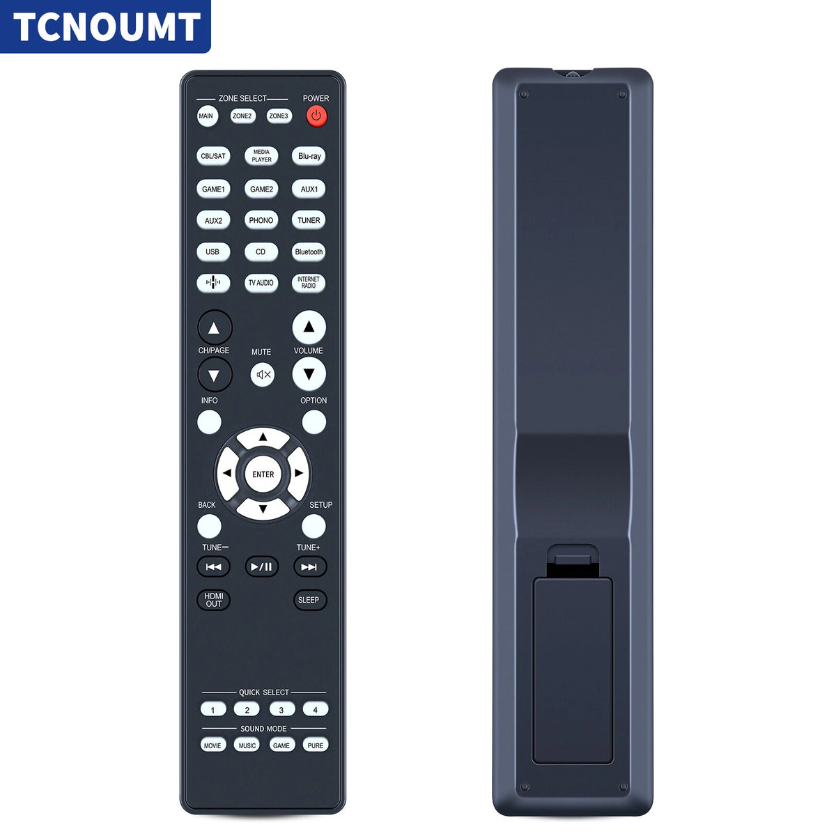 RC-1256 Remote Control For Denon AV Receiver AVR-X6800H