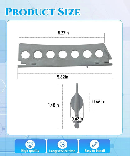 Replacement Dryer Lint Screen Door Part# W11156832(No torsion spring...