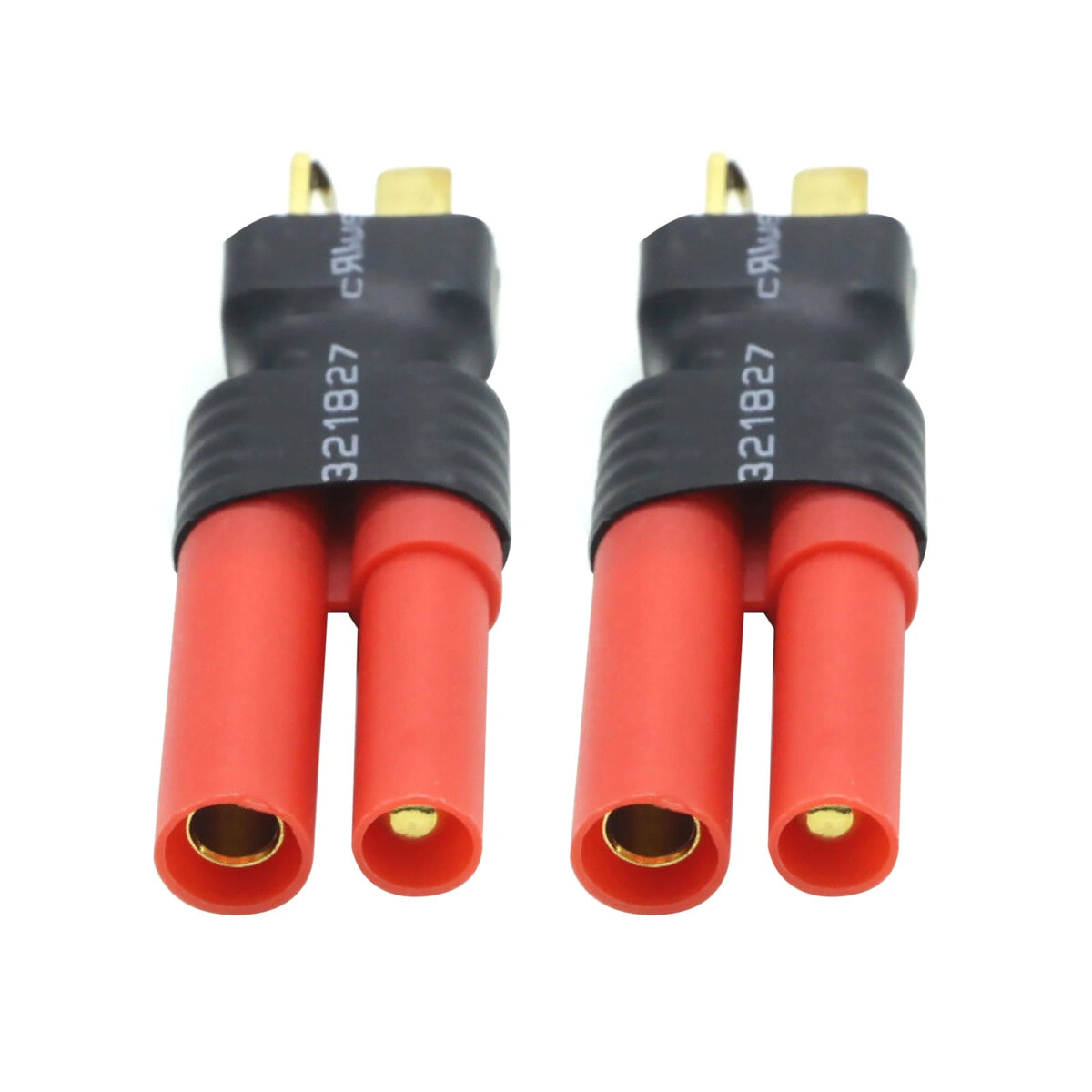 2Pcs Plastic+Metal T Male to HXT4.0 Adapter Connector For Drone/Car/Boat