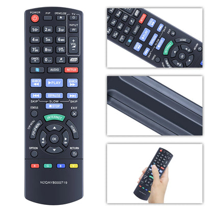 N2QAYB000719 Remote Control For Panasonic DVD Player DMP-BDT220 DMP-BDT120