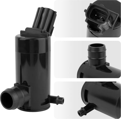 Windshield Washer Pump with Rubber Grommet,Windshield Fluid Pump...