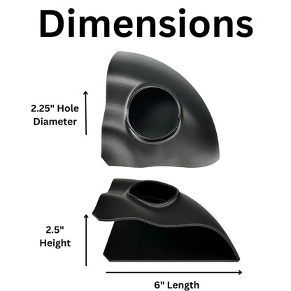 Lucky Critter Aquarium Underground Corner Cave Natural Curve | Viewing Black