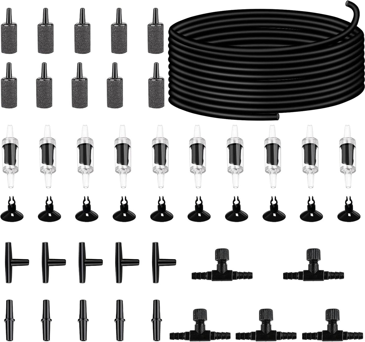 32.8 feet Aquarium Airline tubing Hose aquarium with 46 kits