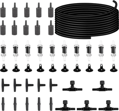 32.8 feet Aquarium Airline tubing Hose aquarium with 46 kits