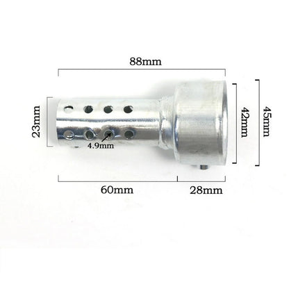 Durable 80mm Long Exhaust Baffle Fits 47-49mm Exhaust Pipe (Baffle O.D. 48mm) B