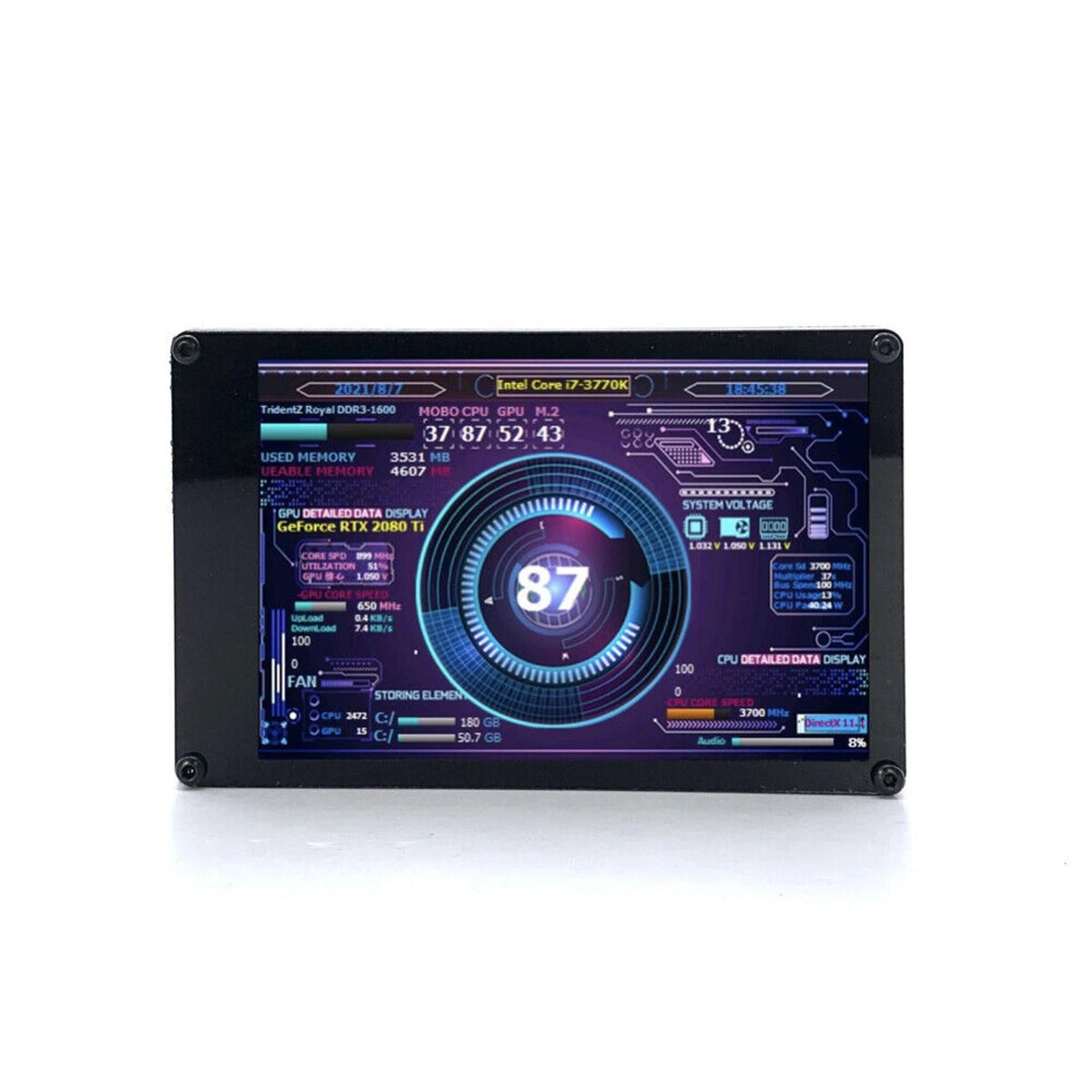 3.5in IPS LCD Secondary Monitor Support AIDA64 USB Dynamic Display Sub-Screen