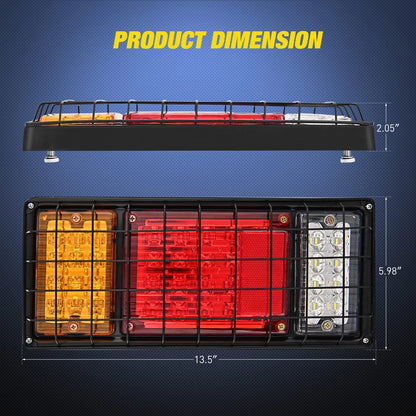 Nilight 2PCS Trailer Tail Light Lights, 2Pcs 40LED