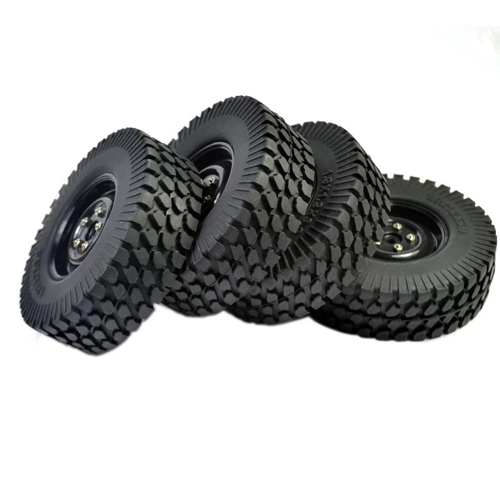 4Pack Wheel Tires Tyres Repalcement For Axial SCX10 D90 TF2 MST CC01 1/10 RC Car