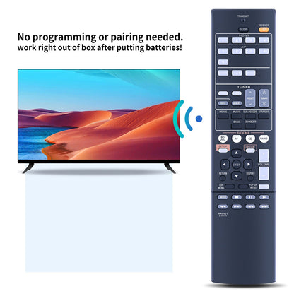 RAV521 ZJ66500 Remote Control For Yamaha AV Receiver RX-V377 YHT-4910U